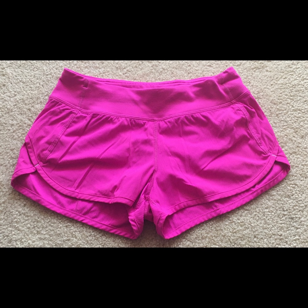 Lululemon Ivivva pink shorts
